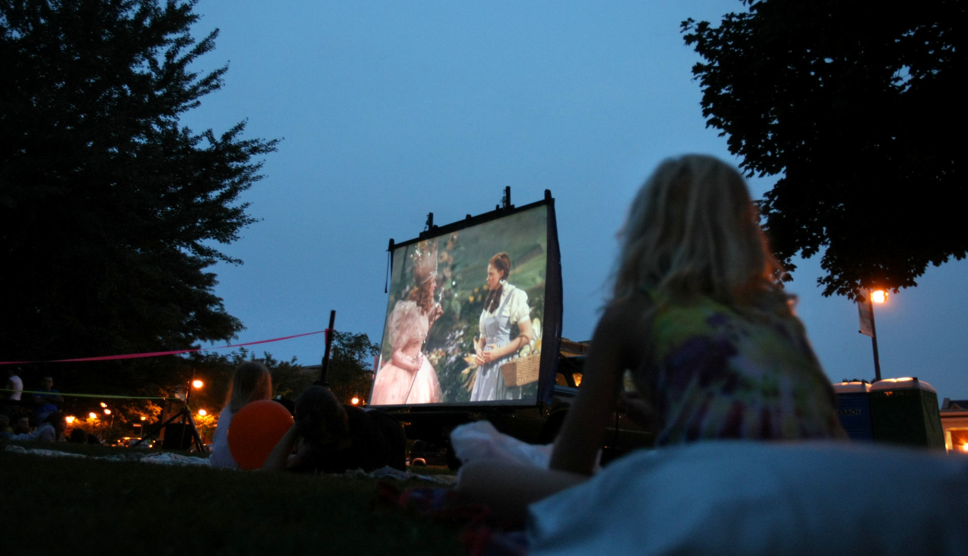 Watch a movie under the stars